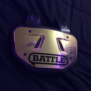 Gold Battle Football back plate 🚨
